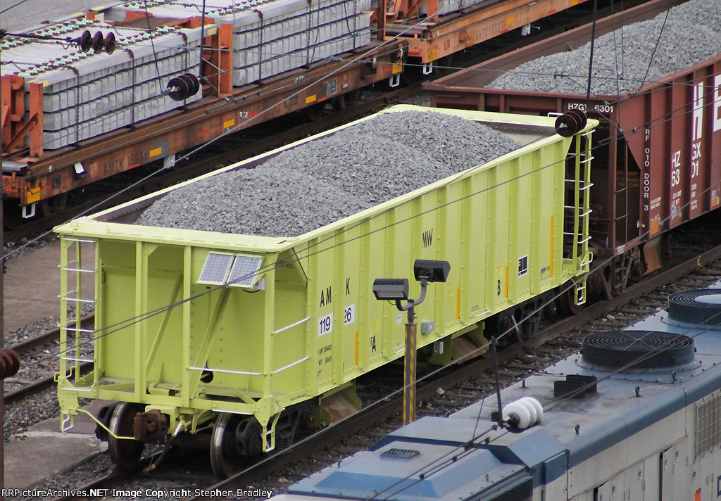 Amtrak ballast car